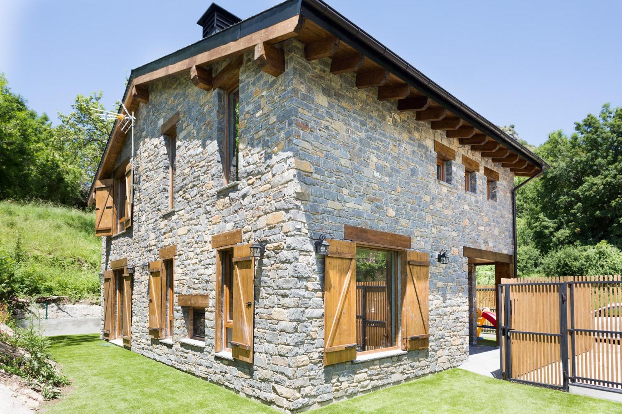 Casa Forelsa Lujo En La Montana Hoz de Jaca Exterior photo